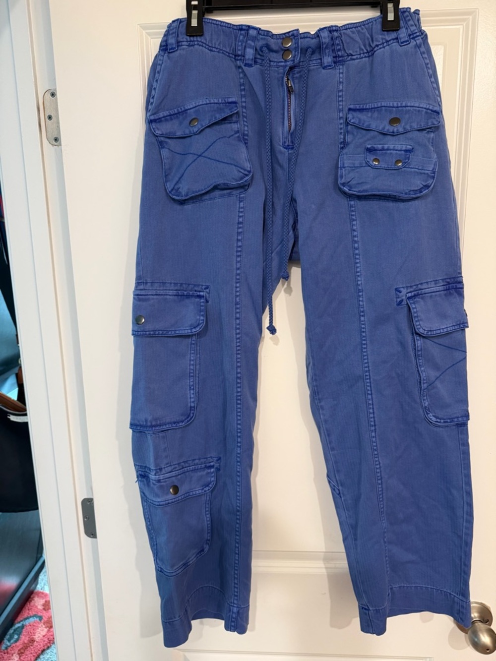 Free People Tahiti Cargo Pants 🔥 Size L M - Picture 4 of 5